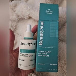 BeautyStat Coconut Milk Serum - White and Teal Packaging